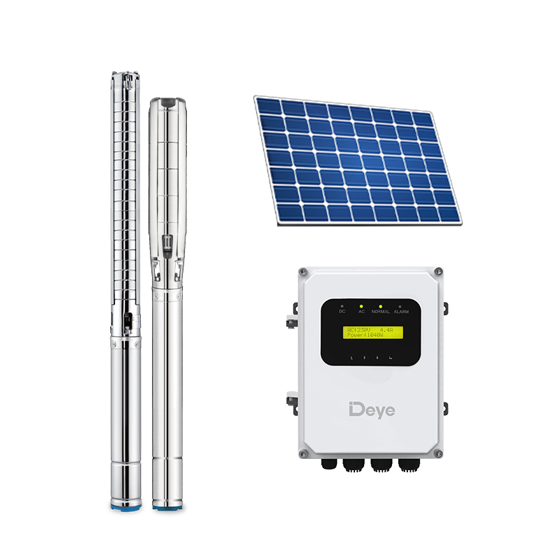 Controlador de bomba solar de CA/CC de 6 pulgadas (800-3000 W) Bombas sumergibles con impulsor de acero inoxidable