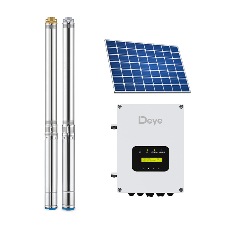 Bomba solar sumergible de alta velocidad de 4 pulgadas （5500-13000 W） Bombas sumergibles con impulsor de plástico