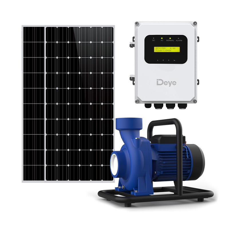Bomba solar de superficie autocebante con conmutación solar automática Controlador de bomba AC/DC (2000-3600W) Bomba solar centrífuga de superficie