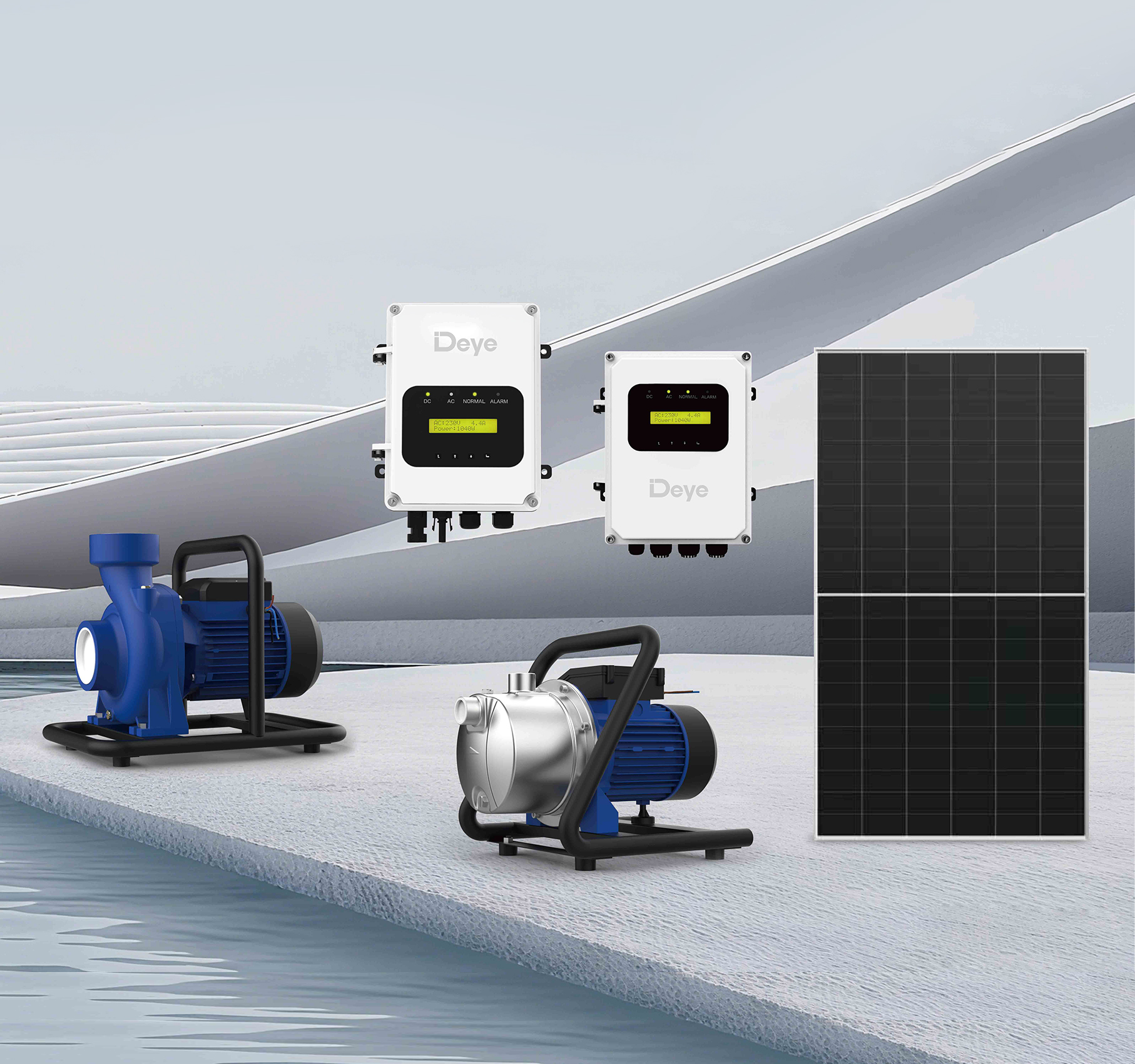 Bomba solar de superficie
